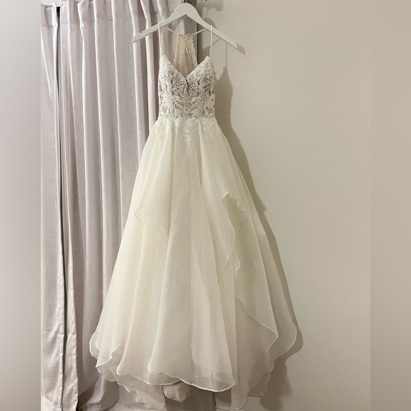 Christina Wu Exclusive Collection Dress Ivory - Picture 3 of 5